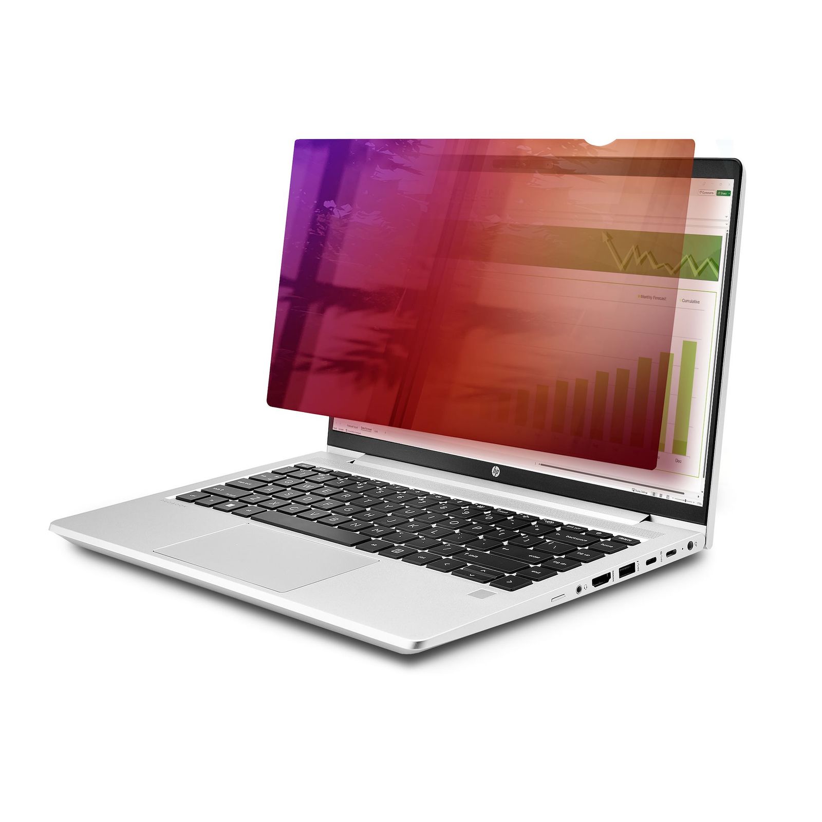 Startech.com 14" Gold Laptop Privacy Screen, Filter W/enhanced Privacy, 2 YR, image 1 of 15