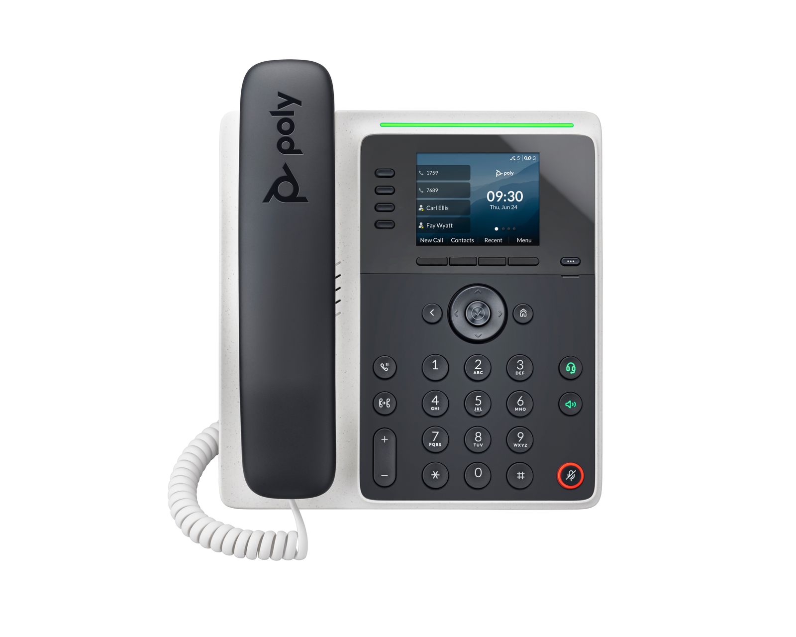 HP Poly Edge E220 IP Phone W/HANDSET,2.8" Colour SCREEN,4 Line Key,bluetooth, image 1 of 4