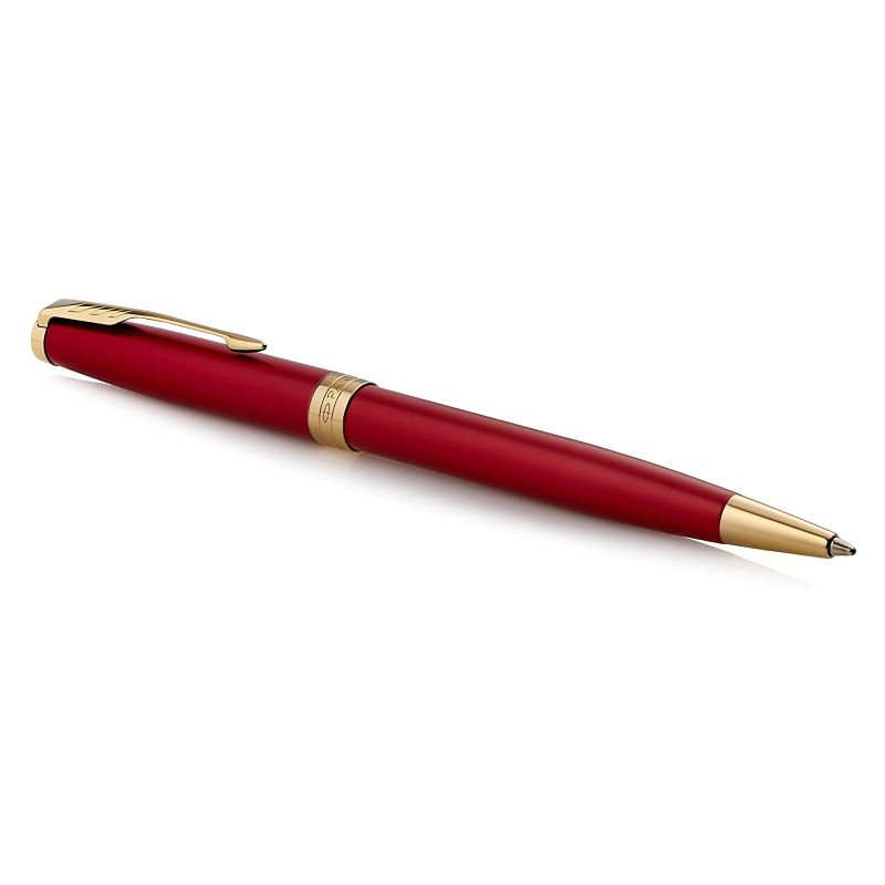 Parker Sonnet Red Lacq GT BP, image 1 of 3