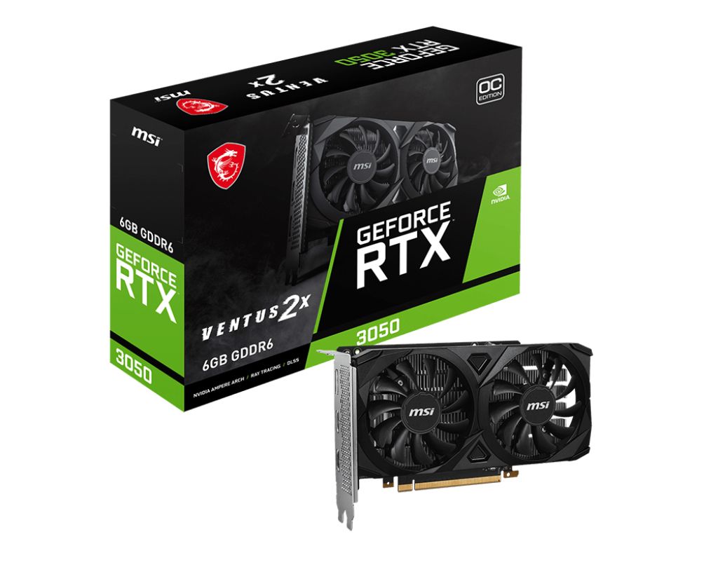 Geforce Rtx 3050 Ventus 2X 6G OC, image 1 of 5