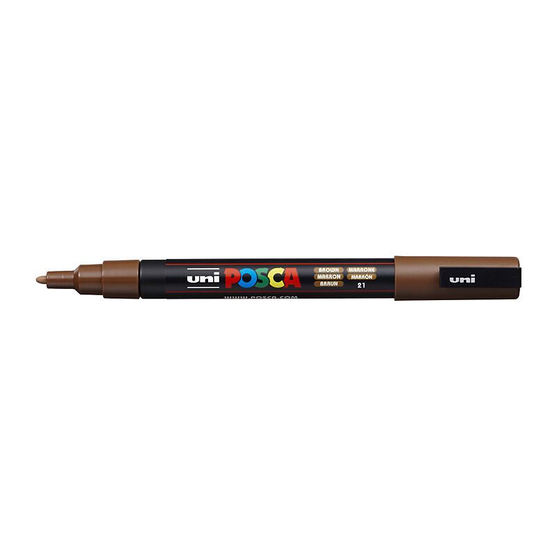 Posca PC-3M Fine Blt Mrkr Brwn