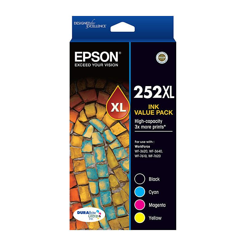 Epson C13T253692 252XL High Capacity 4 Colour Value Pack