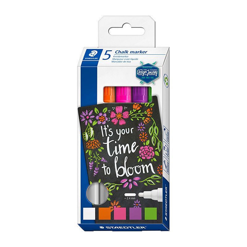 Staed Chalk Marker 344 Ast PK5