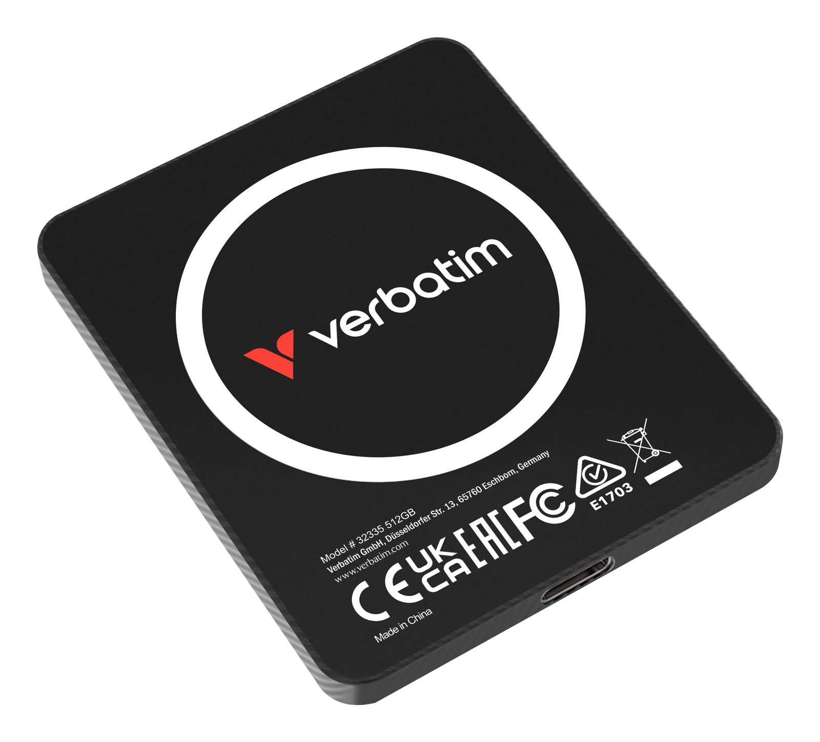 Snapback Ultra Slim Ssd 512GB Black, image 1 of 3
