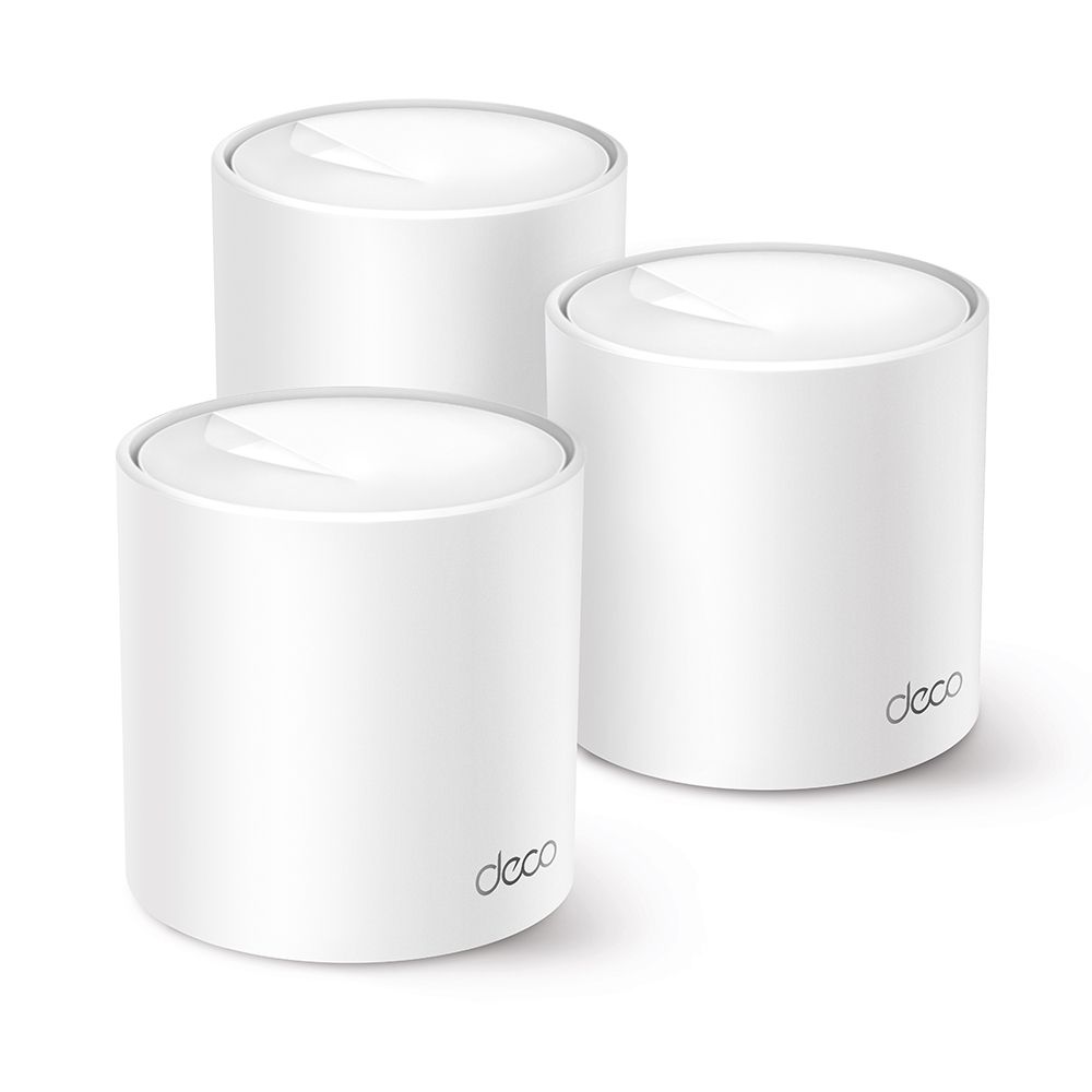 Tp-link Deco AX1500 Mesh Wi-fi 6 Dual-band System, GBE(2), 3-PACK, 3YR, image 1 of 7