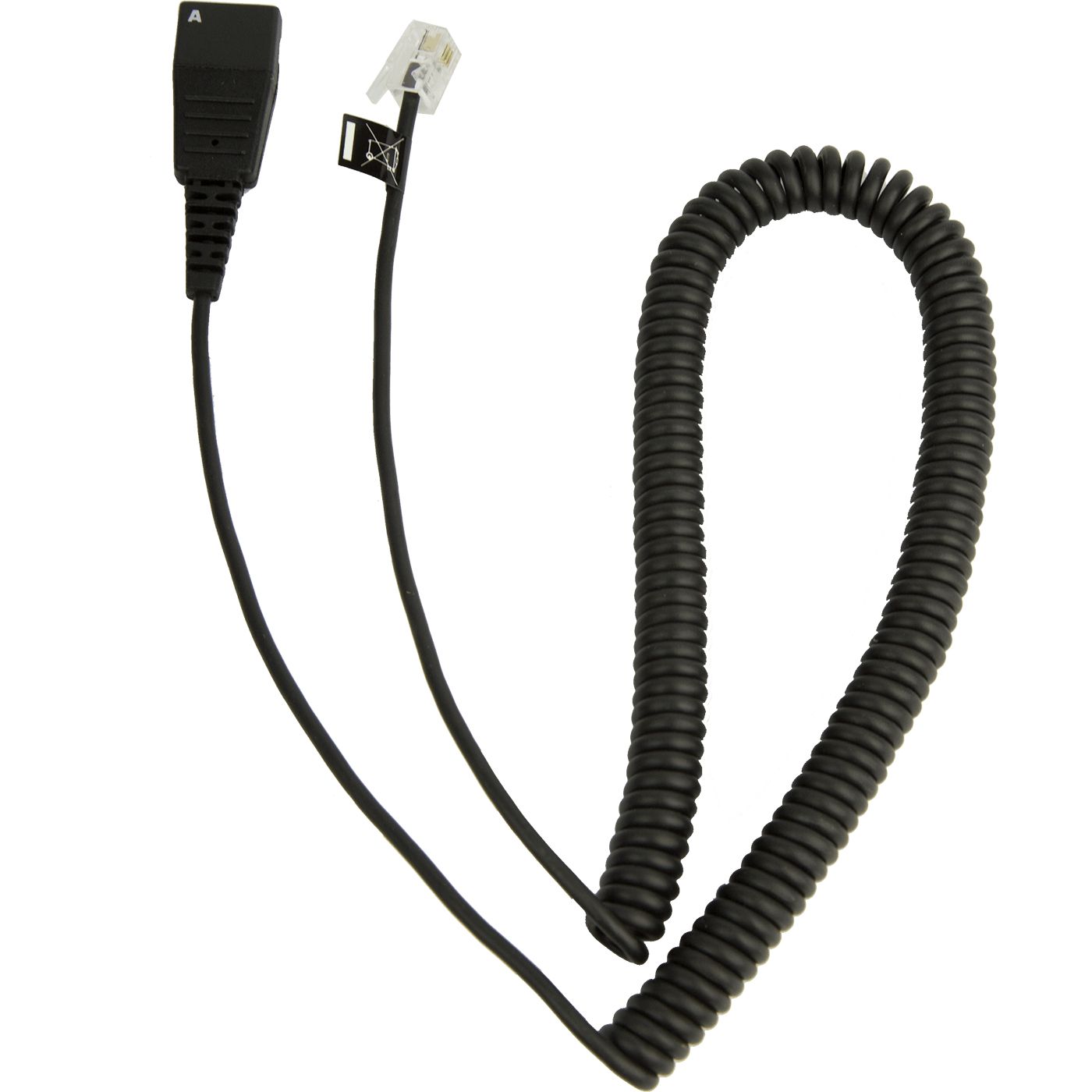QD Cord Coiled Mod. PLUG2 0 M - 4P Plu
