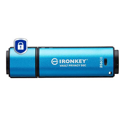 256GB Usb-c Ironkey Vault P 50C AES-256, image 1 of 4