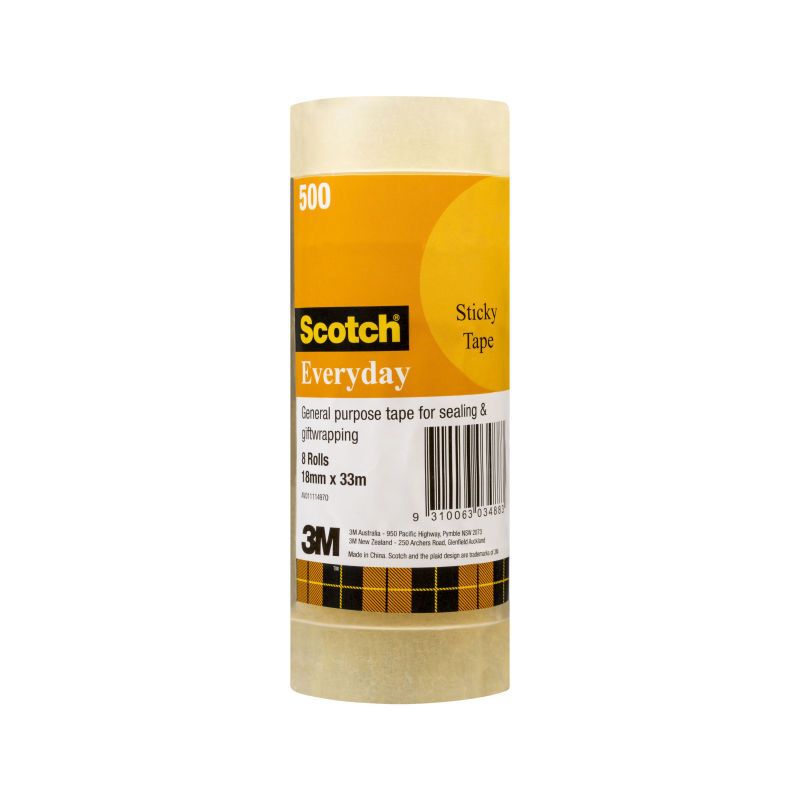 Scotch Stickytape 502 18MMX33M, image 1 of 3