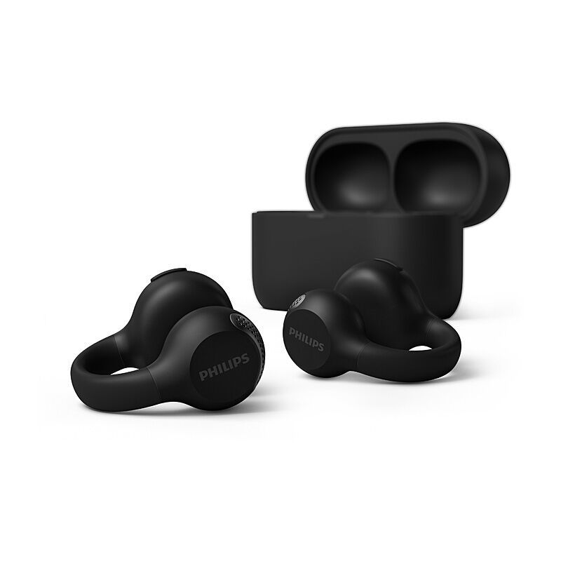 Philips W/less Open Earbuds BK, image 1 of 4