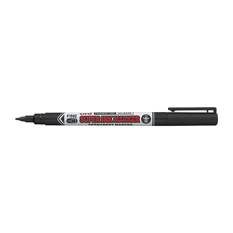Uni Super Ink Permmrk Blk BX12
