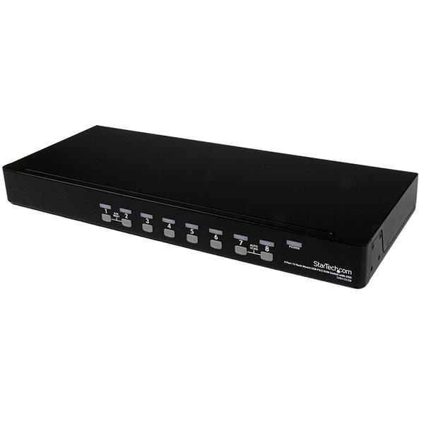 Startech 8PORT 1U Vga Kvm Switch, Usb, PS2, Rackmount, 3YR, image 1 of 3