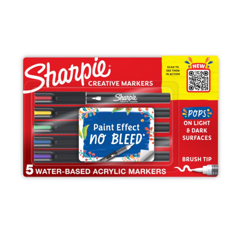 SH Creat Mrk Brush Ast PK5 BX6