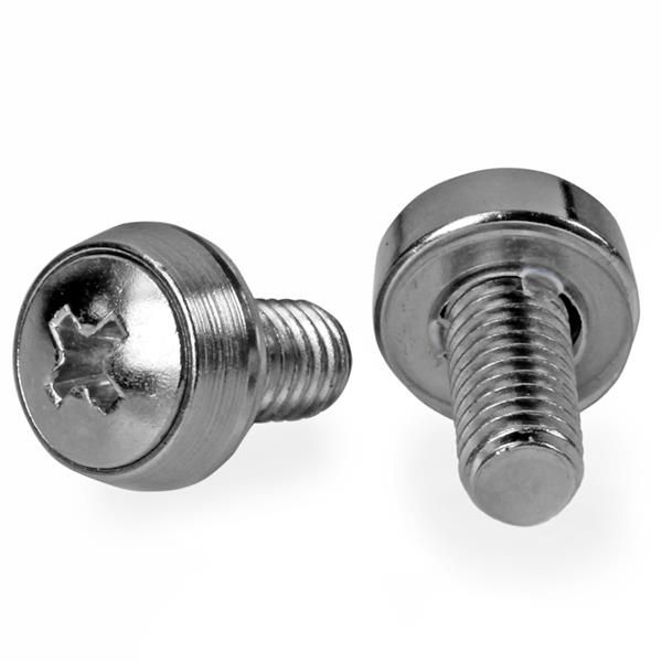 Startech.com M6 X 12MM - Mounting Screws for Server Racks - 100 Pack 2YR, image 1 of 2
