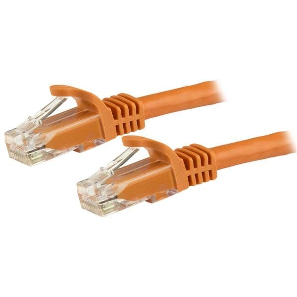 Startech.com CAT6 Ethernet Cable 5M Orange 650MHZ 100W Snagless Patch Cord Ltw, image 1 of 2