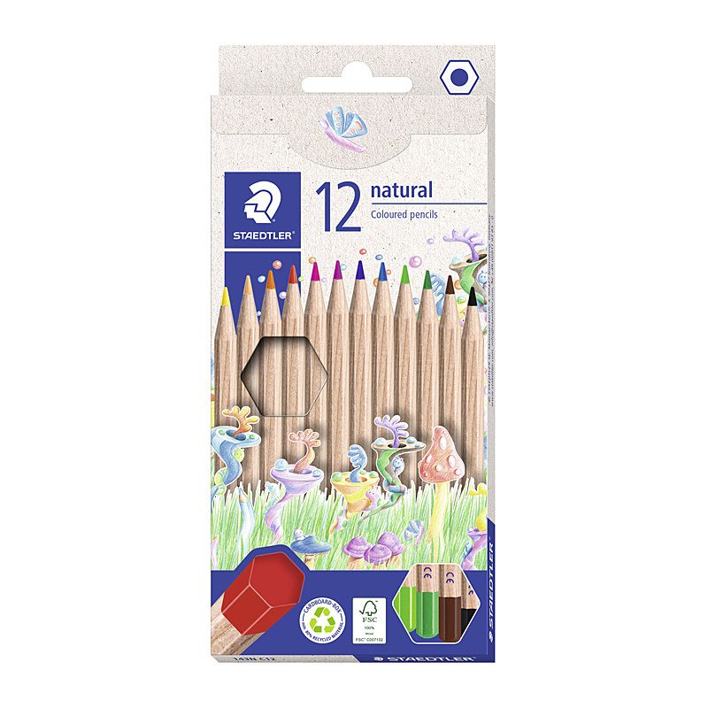 Staedtler Nat Col Pencil BX12