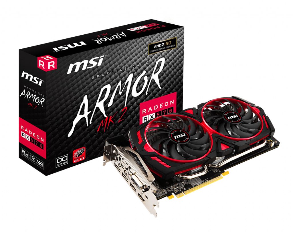 RX 570 Armor MK II 8G OC Amd Radeon Vga, image 1 of 5