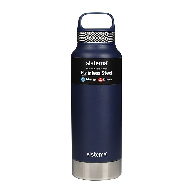Sistema 1L S/steel Bottle Asst