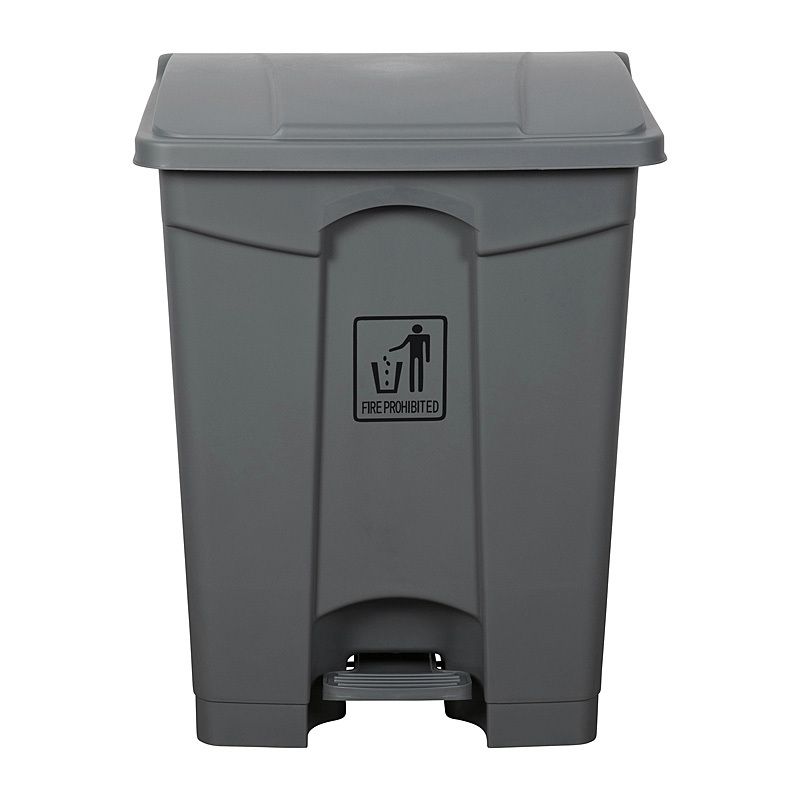 Clnlnk Rubsh Bin W/PDL68L Gry