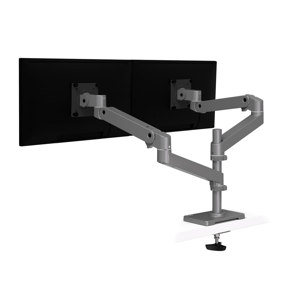 Ergotron LX Pro Arm Dual Stack Grommet Mount Gry