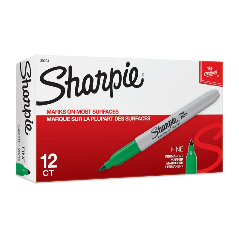 Sharpie Perm Markr FP Grn BX12, image 1 of 4