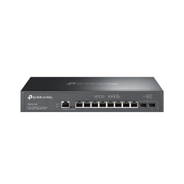 Tp-link Omada 8-PORT Managed 2.5G Rack Switch, 2.5G(8), 10G SPF+(2), 5YR