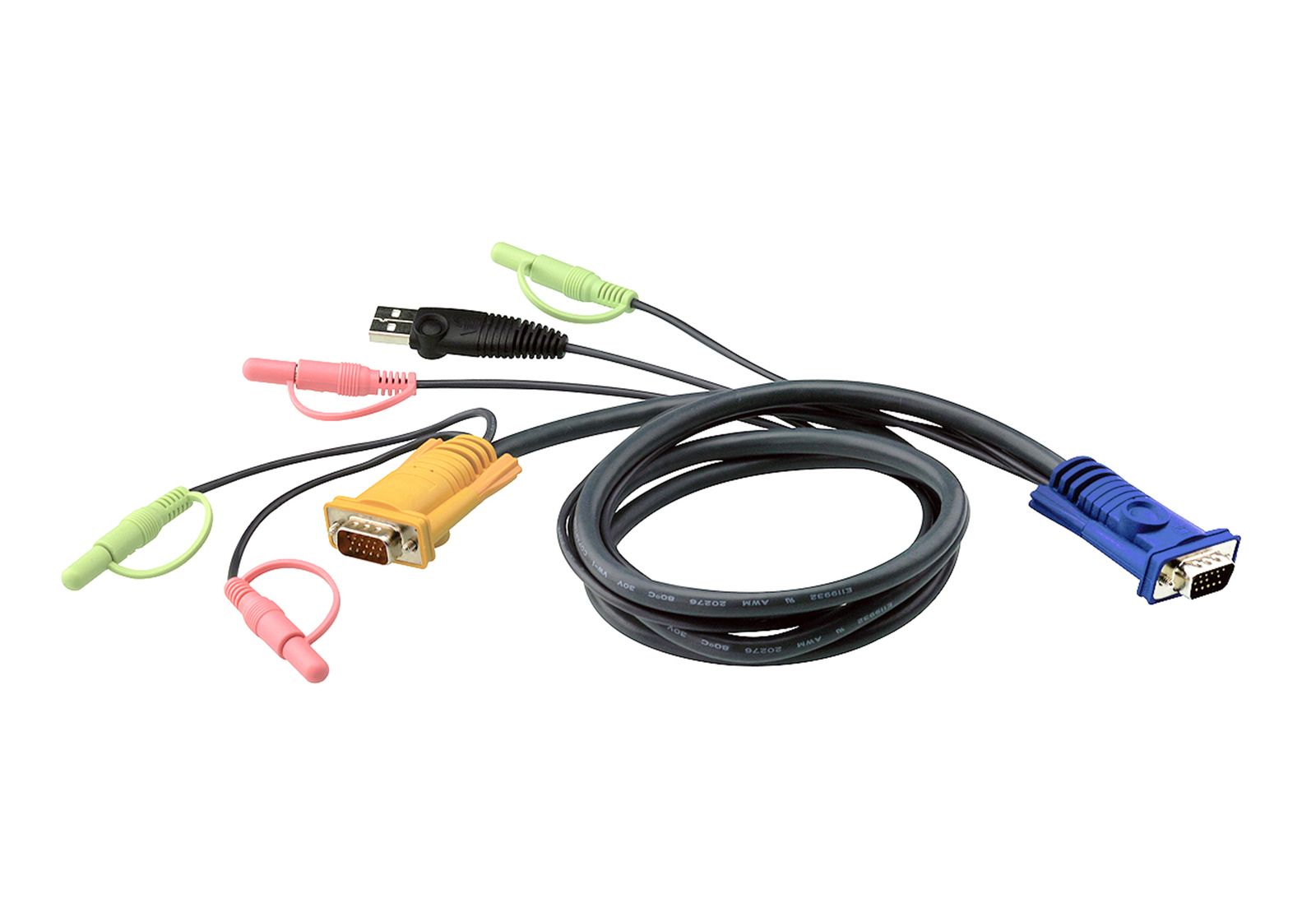 Aten 3M Usb Kvm Cable with 3 IN 1 Sphd and Audio