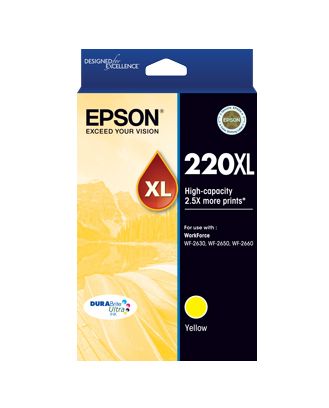 Epson C13T294492 220XL High Capacity Durabrite Ultra Yellow Ink