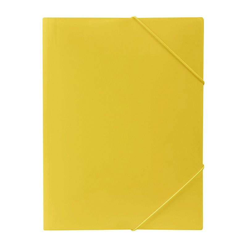 Mbg Docfile W/elastic Ylw BX12