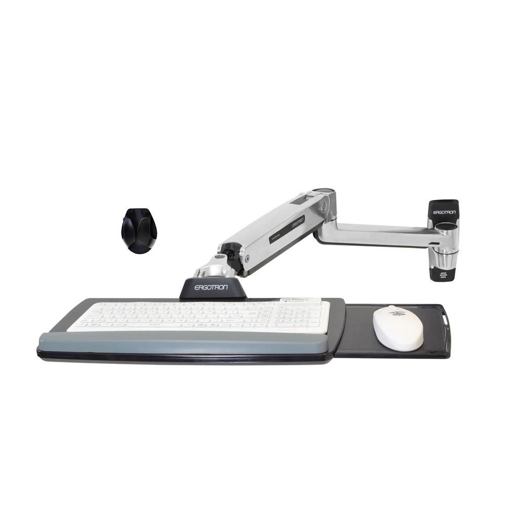 Ergotron LX Sit Stand Keyboard Arm Polished