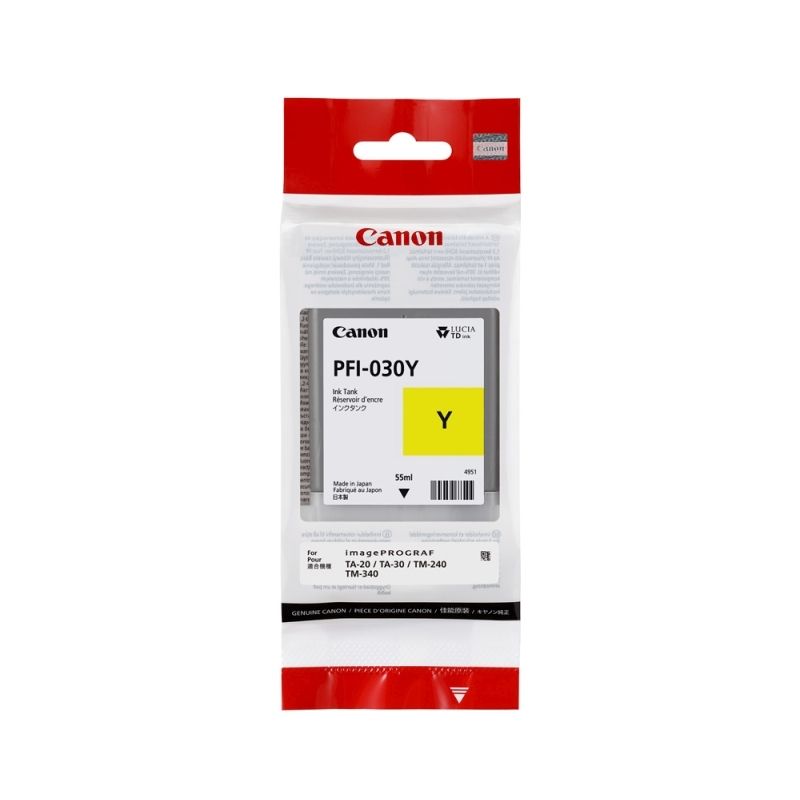 Canon PFI030 Yellow Ink, image 1 of 2