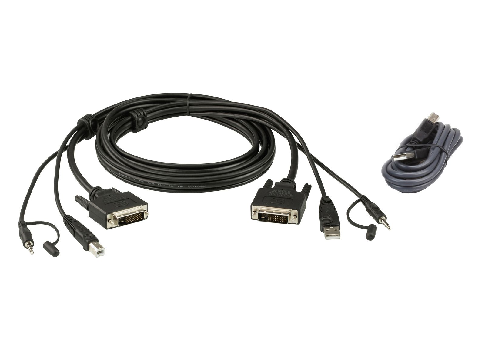 Aten 1.8M Usb Dvi-d Dual Link Secure Kvm Cable Kit