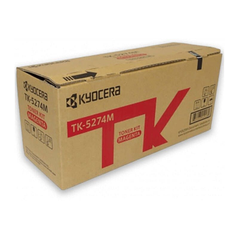 Kyocera TK-5274M Magenta Toner Cartridge (6,000 Pages)