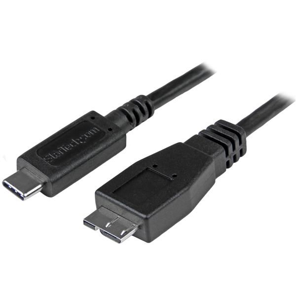 Startech 0.5M USB3.1 A TO Micro USB3.1 B Cable, M/m, 2YR, image 1 of 4