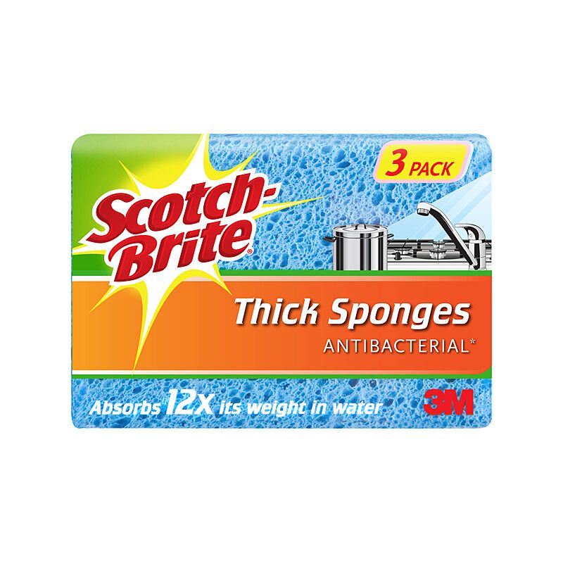 SB Thick Sponge Lge PK3 BX8