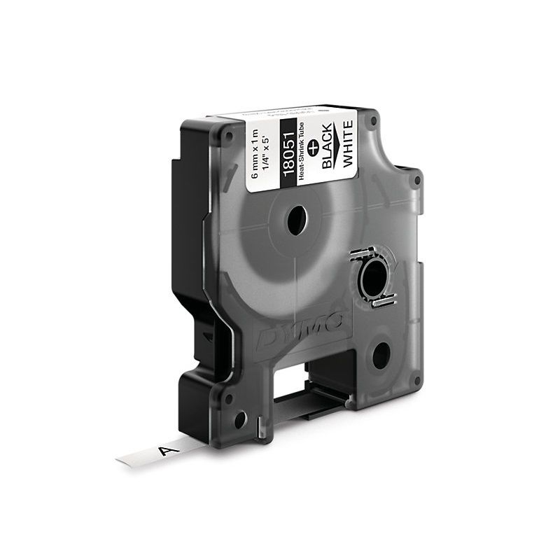 Dymo Rhno Tube HT Shrk 6MM WH, image 1 of 2