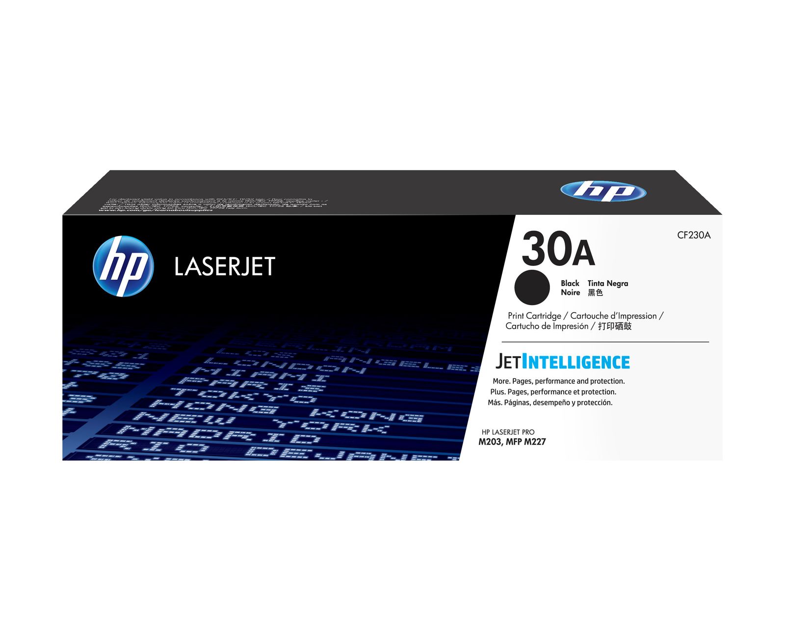HP CF230A #30A Black Toner Catridge (1,600 Yield), image 1 of 11