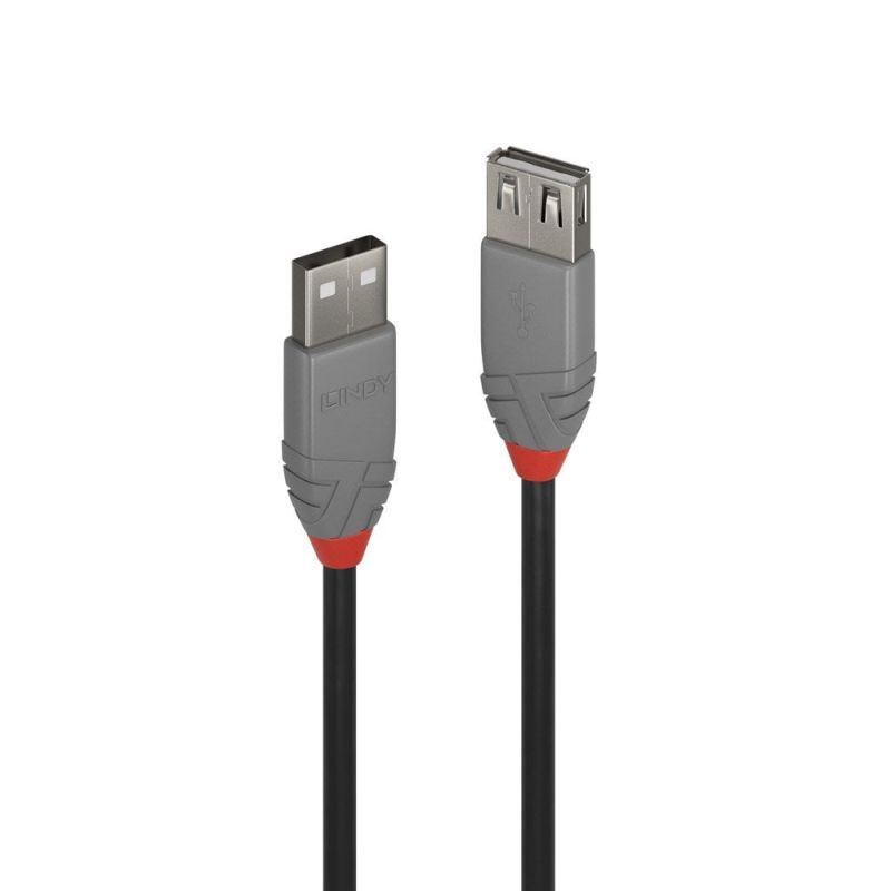 Lindy 1M USB2 A Ext Cable AL