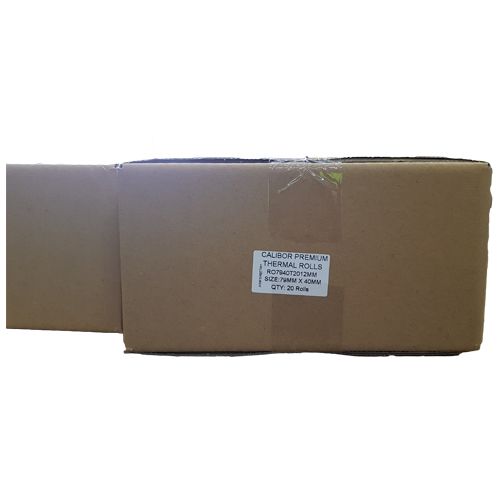 Calibor Thermal Paper 79X40 20/BOX 12MM ZQ320