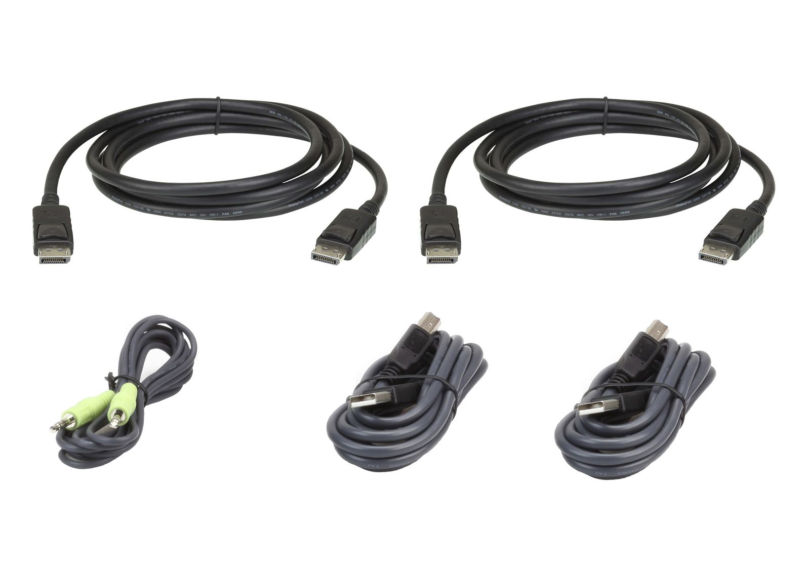 Aten 1.8M Usb Displayport Dual Display Secure Kvm Cable Kit