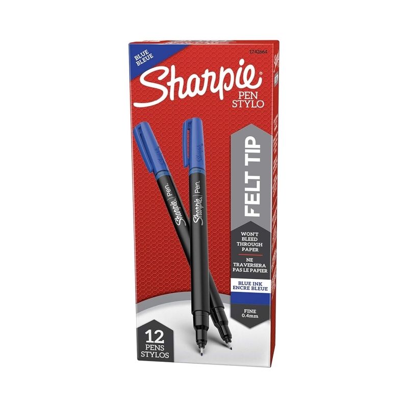 Sharpie Pen Fineliner Blu BX12, image 1 of 3