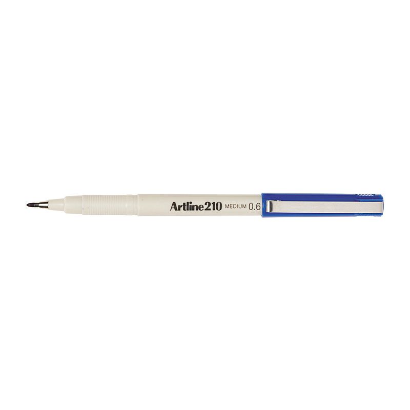 Artline 210 Pen 0.6MM Blu BX12