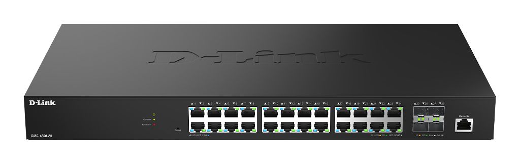 28-PORT Multi-gigabit Smart Managed Switch with 24 2.5G, 4 10G Sfp+, image 1 of 4