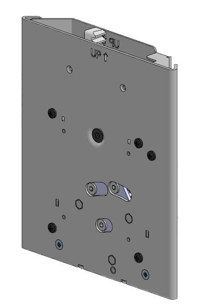 Spacepole Poslift Vesa 75/100 Pattern Blk