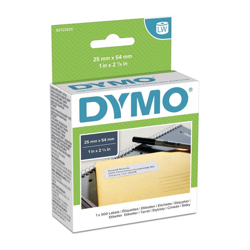 Dymo LW Addresslab 25MM X 54MM, image 1 of 2