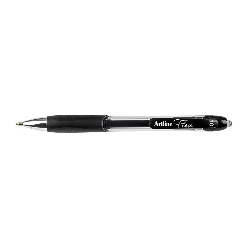 Artline Flow Retr Pen Blk BX12