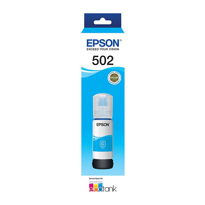 Epson C13T03K292 (T502) Cyan Ecotank Bottle