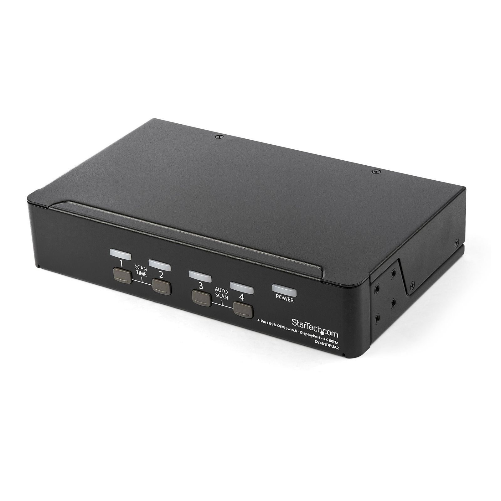Startech 4 Port Single Displayport Kvm Switch, 4K (60HZ), Usb, 3YR, image 1 of 9