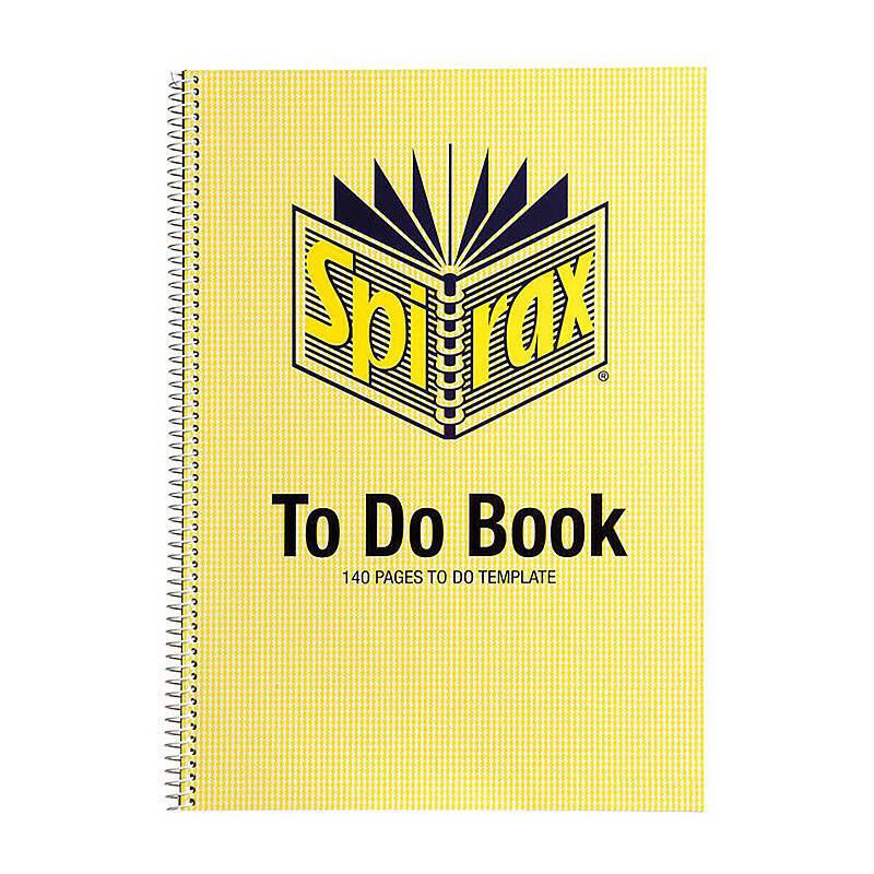 Spirax TO DO Book A4 140PG PK5