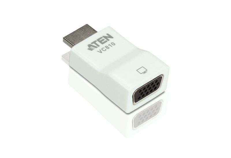 Aten Hdmi(m) TO Vga(f) Adapter, Non-powered, Slim Design, image 1 of 3