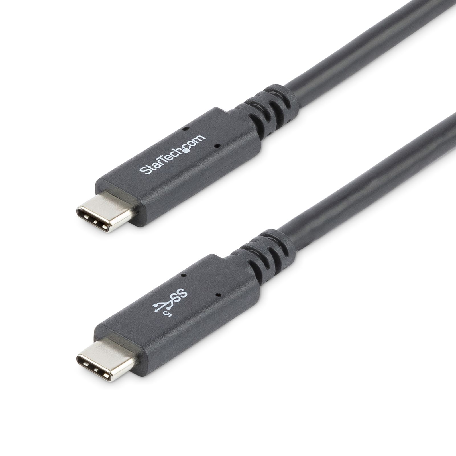 Startech 1.8M Usb-c 3.0 Cable, 5A Pd, TB3 Compatible, Black, 2YR, image 1 of 6
